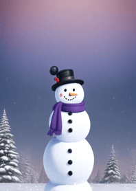 Winter snowman 29A008
