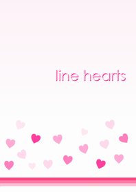 Line Hearts