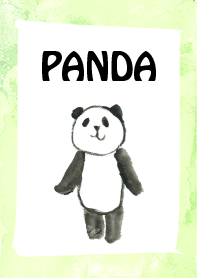 Watercolor Panda