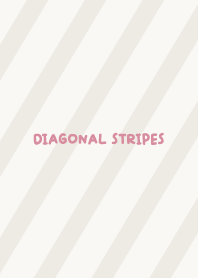Diagonal Stripes - Natural