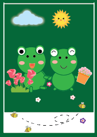 Simple Cute frog theme v.4