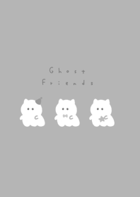可愛的貓鬼 / gray shaded