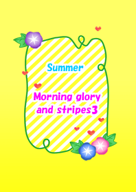 Summer(Morning glory and stripes3)