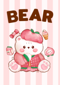 baby bear peach pink