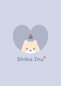 Shiba Inu2 Watermelon - BluePurple
