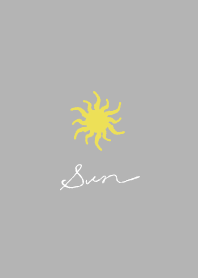 Sun -simple gray