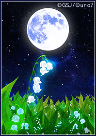 幸せが訪れる✨スズランと満月の着せかえ