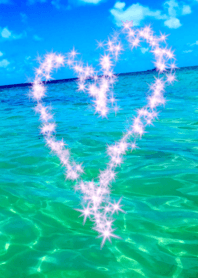 Ocean shine Heart