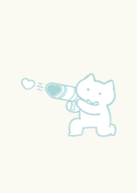 ribbon cat.(off-white02)