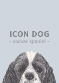 ICON DOG - Cocker Spaniel - PASTEL BL/02