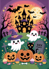 Cute Halloween Night