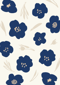 シンプルな北欧風の花20