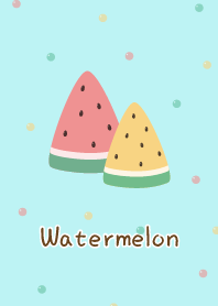 Colorful and lovely watermelon
