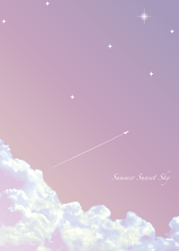 Summer Sunset Sky