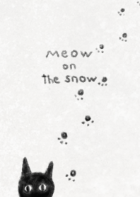 Meow on the snow