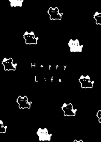 Small Cats (pattern)/black