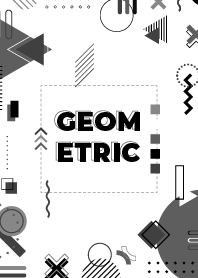 Flat Geometric White 3