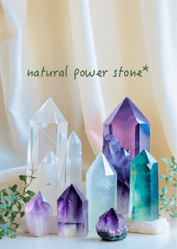 Natural power stones