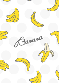 Banana -Gray dot-