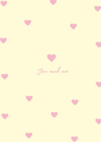 pattern_heart (JP)pinkyellow