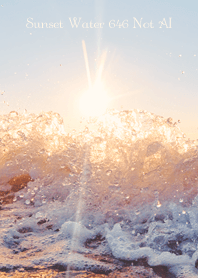 Sunset Water 646 Not AI
