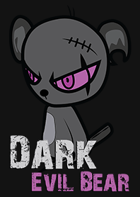 Dark Evil Bear Violet