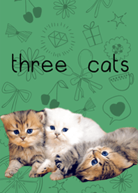 Three cats