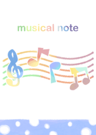 musical note -colorful-