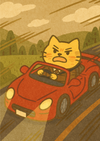 貓貓車車 (黑色版)