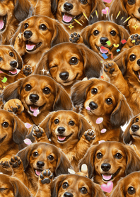 可愛！迷你臘腸犬