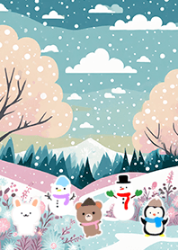 Kawaii scandinavian style(Winter-549)