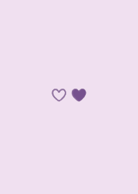 mini heart 03  - lavender