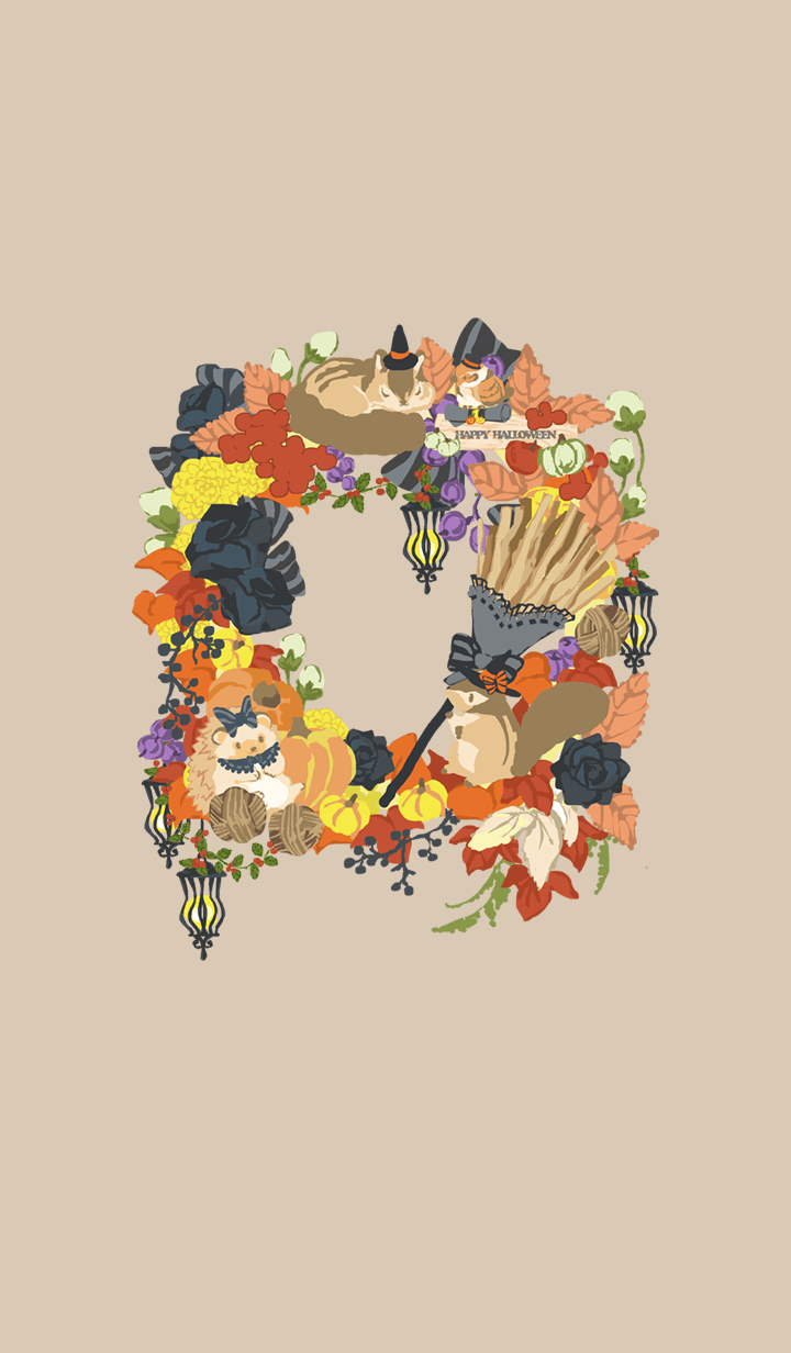 Small animals wreath / Halloween2019