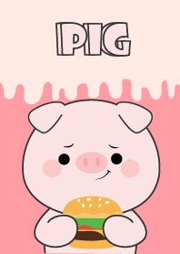 Pig Pig is Enjoy Eating