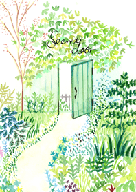 secret green door