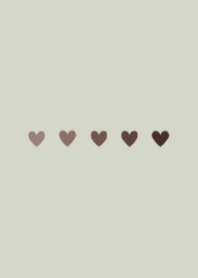 Heart- pistachio-gradation