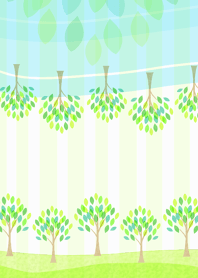 ポップで可愛い森