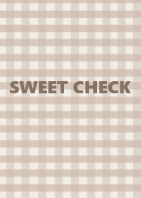 SWEET CHECK -coffee brown-