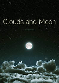Clouds and Moon .