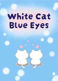 White Cat Blue Eyes