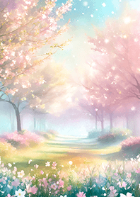 Beautiful real scenery(Spring-725)