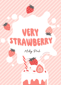 Stroberi - Very Strawberry - Milky Pink