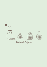 Cat and Perfume -green-