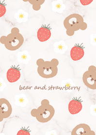 bear strawberry♥ピンクブラウン03_2