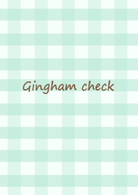 Gingham check #mintchoco