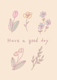 Stylish Line Flower (Yellow)