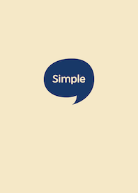 The Simple Speech bubble Beige No.2-05