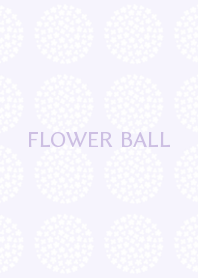 FLOWER BALL -pale iris-