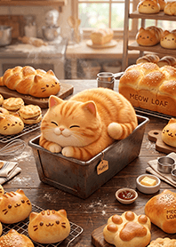 Orange Cat : Time to knead the dough! 4