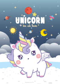 น้องยูนิคอร์น ริมทะเล สีแปซิฟิคบลู